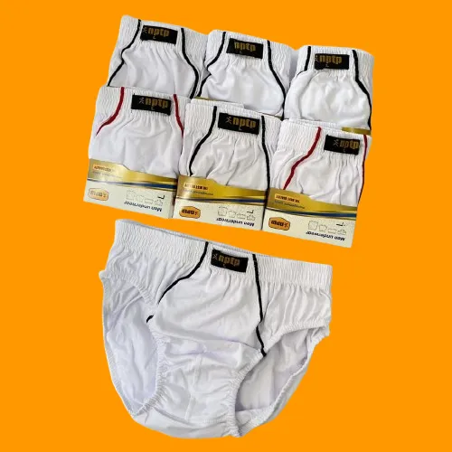 شورت مردانه اسليپ پنبه سوپر سفيد