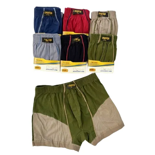 شورت مردانه نيم پا تکه دوزي پنبه سوپر L