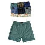 شورت پادار پلی استر پنبه مردانه رنگی 5XL