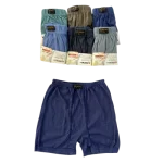 شورت پادار پلی استر پنبه مردانه رنگی 3XL