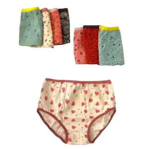 شورت زنانه کش کاغذی پنبه سوپر چاپی XL