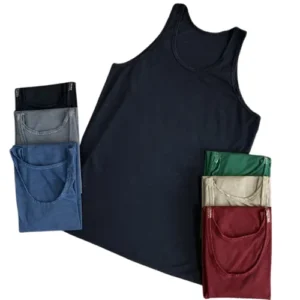 زير پوش رکابی پلی استر مردانه رنگی XXL