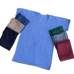 زير پوش آستين دار پلی استر پنبه مردانه رنگی 5XL