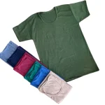 زير پوش آستين دار پلی استر پنبه مردانه رنگی XXL