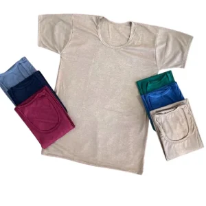 زير پوش آستين دار پلی استر پنبه مردانه رنگی XL