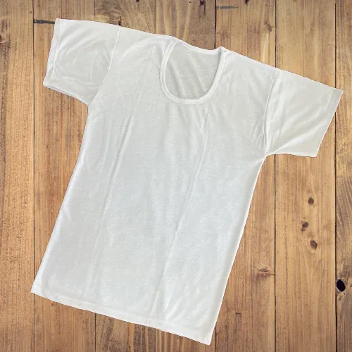 زیرپوش مردانه آستین دار  پنبه سوپر سفید