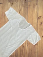 زیرپوش آستین دار مردانه پلی استر پنبه سوزنی سفید سایز L ( 6 عددی )