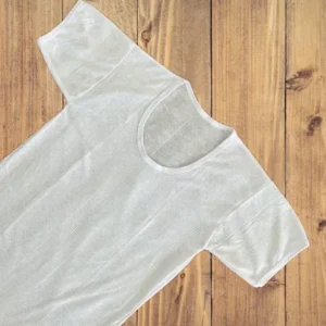 زیرپوش آستین دار مردانه پلی استر پنبه سوزنی سفید سایز L ( 6 عددی )