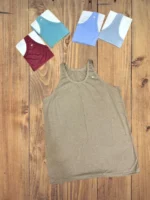 زیرپوش رکابی مردانه پلی استر پنبه پوست پیازی سایز 3XL (6 عددی )