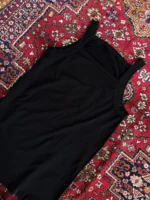 زیرپوش خشتی مردانه پلی استر پنبه مشکی سایز XL ( شش عددی )