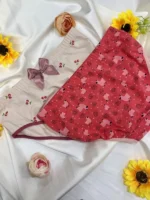 شورت زنانه اسلیپ پنبه لاکرا چاپی کمر پاپیون سایز L - تصویر 3