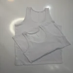 زیرپوش رکابی بچه گانه پلی استر پنبه سفید نیکو پاتن پوش